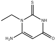 4(1H)-pyrimidinone, 6-amino-1-ethyl-2,3-dihydro-2-thioxo- Struktur