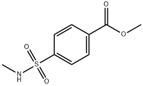 benzoic acid, 4-[(methylamino)sulfonyl]-, methyl ester Struktur