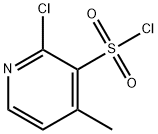 2-Chloro-4-methyl-pyridine-3-sulfonyl chloride Struktur