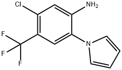 5-Chloro-2-(1H-pyrrol-1-yl)-4-(trifluoromethyl)-aniline Struktur