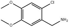 (2-Chloro-4,5-dimethoxybenzyl)amine Struktur