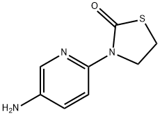 3-(5-Amino-2-pyridinyl)-1,3-thiazolan-2-one Struktur