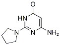 6-Amino-2-pyrrolidin-1-ylpyrimidin-4(3H)-one Struktur