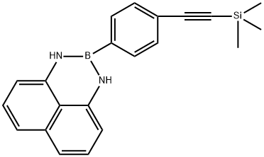 2-[4-(TriMethylsilyl)ethynylphenyl]-2,3-dihydro-1H-naphtho[1,8-de]-1,3,2-diazaborinine, 95% Struktur