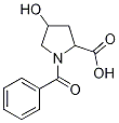 1-Benzoyl-4-hydroxypyrrolidine-2-carboxylic acid Struktur