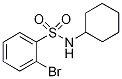 2-Bromo-N-cyclohexylbenzenesulphonamide Struktur