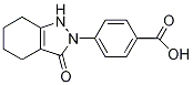 4-(3-Oxo-1,3,4,5,6,7-hexahydro-2H-indazol-2-yl)benzoic acid 95% Struktur