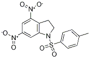 4,6-Dinitro-1-[(4-methylphenyl)sulphonyl]indoline Struktur