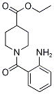 1-(2-Aminobenzoyl)-4-(ethoxycarbonyl)piperidine, (2-Aminophenyl)[4-(ethoxycarbonyl)piperidin-1-yl]methanone Struktur