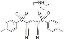 4-CYANO-2,4-BIS(TOSYL)BUTYRONITRILE TRIETHYLAMINE SALT Struktur