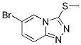 6-Bromo-3-(methylthio)[1,2,4]triazolo[4,3-a]pyridine 98% Struktur