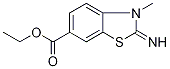 Ethyl 2,3-dihydro-2-imino-3-methyl-1,3-benzothiazole-6-carboxylate Struktur