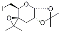 5-Iodomethyl-2,2,3',3'-tetramethyl-(3aR,5,5,7aR)-sprio[perhydro[1,3]dioxolo[4,5-b]pyran-6,2'-perhydrooxirene] Struktur