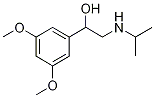 1-(3,5-Dimethoxyphenyl)-2-(isopropylamino)ethan-1-ol Struktur