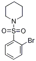 1-[(2-Bromophenyl)sulphonyl]piperidine Struktur