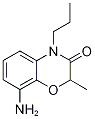 8-Amino-2-methyl-4-propyl-2H-1,4-benzoxazin-3(4H)-one Struktur