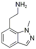 2-(1-Methyl-1H-indazol-7-yl)ethylamine Struktur