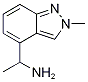 1-(2-Methyl-2H-indazol-4-yl)ethylamine Struktur