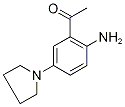 1-[2-Amino-5-pyrrolidin-1-ylphenyl]ethan-1-one Struktur