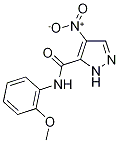 N-(2-Methoxyphenyl)-4-nitro-1H-pyrazole-5-carboxamide Struktur