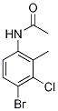 4'-Bromo-3'-chloro-2'-methylacetanilide Struktur