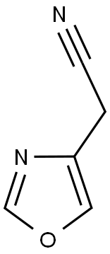 1,3-Oxazol-4-ylacetonitrile Struktur