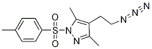 4-(2-Azidoethyl)-3,5-dimethyl-1-[(4-methylphenyl)sulphonyl]-1H-pyrazole Struktur