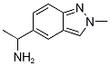 1-(2-Methyl-2H-indazol-5-yl)ethylamine Struktur