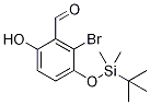 (2-Bromo-3-formyl-4-hydroxyphenoxy)tert-butyldimethylsilane Struktur