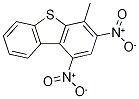 4,6-Dinitro-3-methyl-[1,1'-biphenyl]-2,2'-diyl sulphide, 2,4-Dinitro-1-methyl-9-thiafluorene Struktur