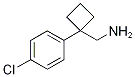 [1-(4-Chlorophenyl)cyclobutyl]methylamine Struktur