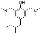 2,6-Bis[(dimethylamino)methyl]-4-(2-methylbutyl)phenol Struktur