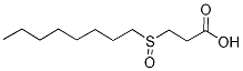 3-(Octylsulphinyl)propanoic acid Struktur