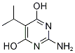 2-Amino-4,6-dihydroxy-5-isopropylpyrimidine Struktur