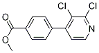 Methyl 4-(2,3-dichloropyridin-4-yl)benzoate Struktur