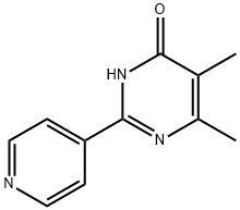 5,6-Dimethyl-4-hydroxy-2-(pyridin-4-yl)pyrimidine Struktur