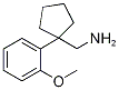 [1-(2-Methoxyphenyl)cyclopentyl]methylamine Struktur