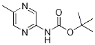 tert-Butyl (5-methylpyrazin-2-yl)carbamate Struktur