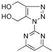 [1-(4,6-Dimethylpyrimidin-2-yl)-5-(hydroxymethyl)-1H-1,2,3-triazol-4-yl]methanol Struktur