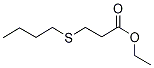 Ethyl 3-(n-butylsulphanyl)propionic acid Structure