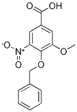 2-(Benzyloxy)-5-carboxy-3-nitroanisole, 2-(Benzyloxy)-5-carboxy-3-methoxynitrobenzene Struktur