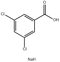 Sodium 3,5-dichlorobenzoate Struktur