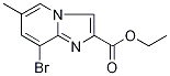 Ethyl 8-bromo-6-methylimidazo[1,2-a]pyridine-2-carboxylate 98% Struktur