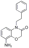 8-Amino-4-(2-phenylethyl)-2H-1,4-benzoxazin-3(4H)-one Struktur