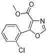 Methyl 5-(2-chlorophenyl)-1,3-oxazole-4-carboxylate Struktur