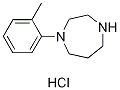 1-(2-Methylphenyl)-1,4-diazepane hydrochloride, 2-MPHP hydrochloride Struktur