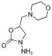 3-Amino-5-morpholinomethyl-1,3-oxazolidin-2-one >95% Struktur