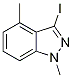 1,4-Dimethyl-3-iodo-1H-indazole Struktur