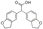 Di-2,3-dihydrobenzo[b]furan-5-ylacetic acid Struktur