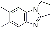 2,3-Dihydro-6,7-dimethyl-1H-pyrrolo[1,2-a]benzimidazole Struktur